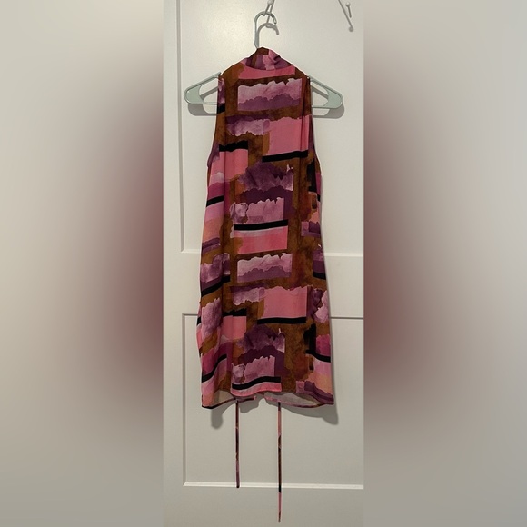 Bar III Pink and Brown Midi Dress - Picture 5 of 10